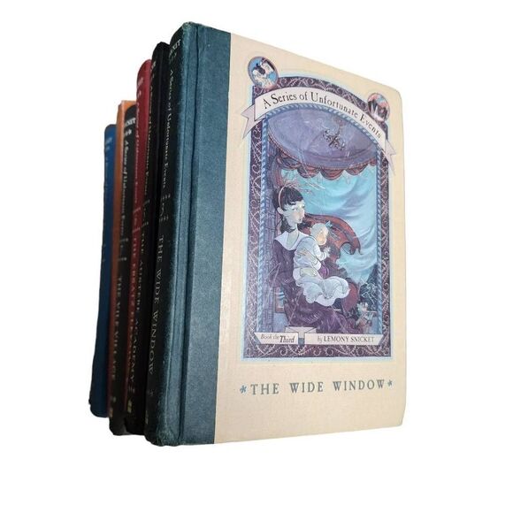 A Series Of Unfortunate Events Book Lot 7 Books EUC - Picture 3 of 6